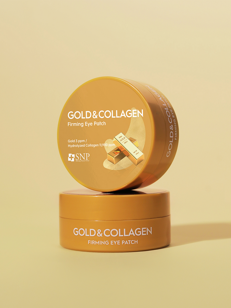 SNP GOLD & COLLAGEN Firming Eye Patch 60EA Per Jar, 3-pack