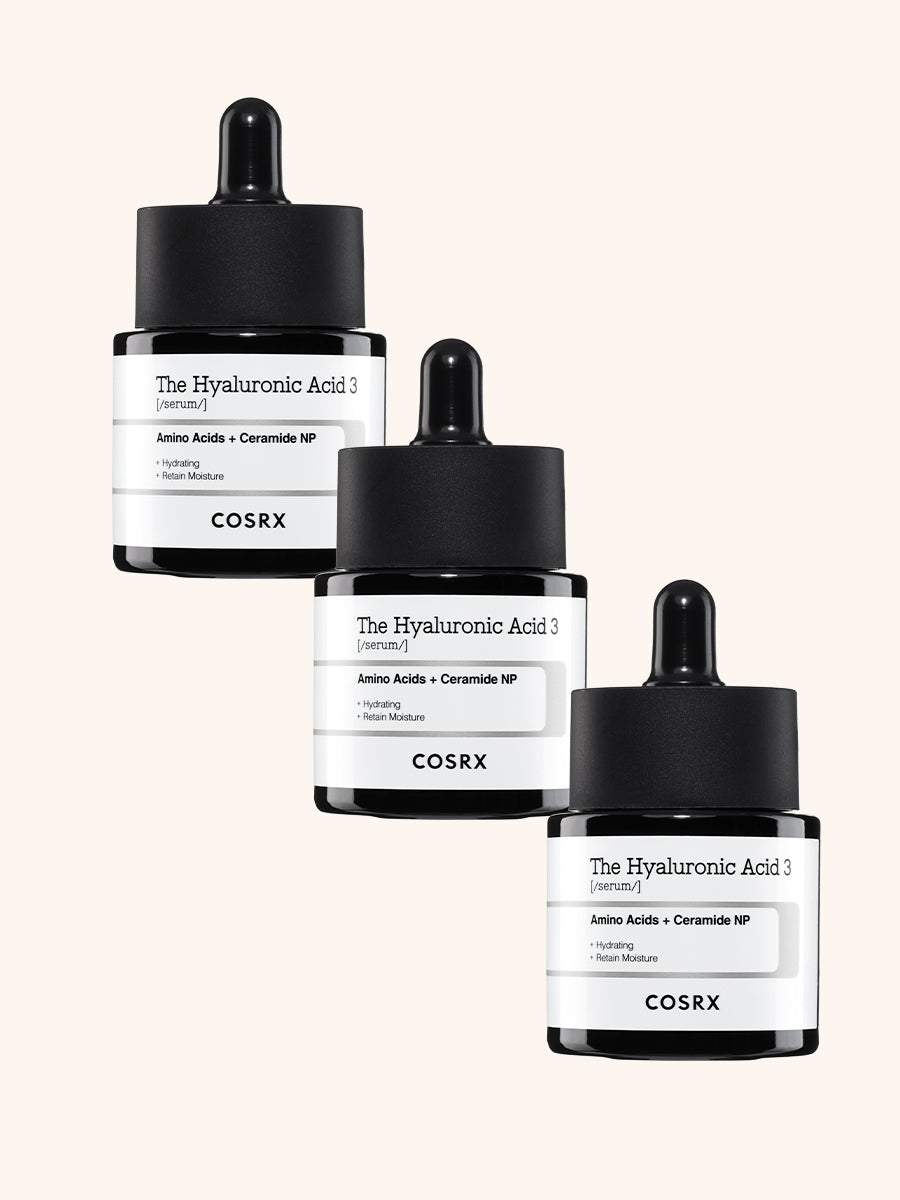 COSRX The Hyaluronic Acid 3 Serum 20mL, 3-pack