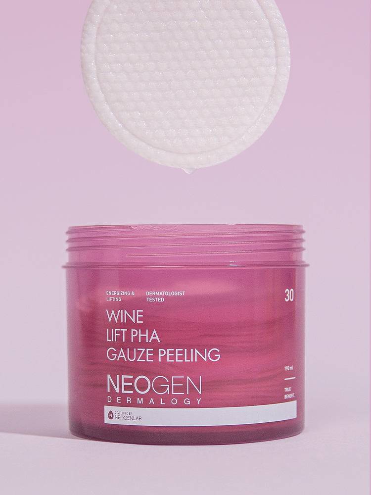 NEOGEN Wine Lift PHA Gauze Peeling Pads (30 EA), 2-pack