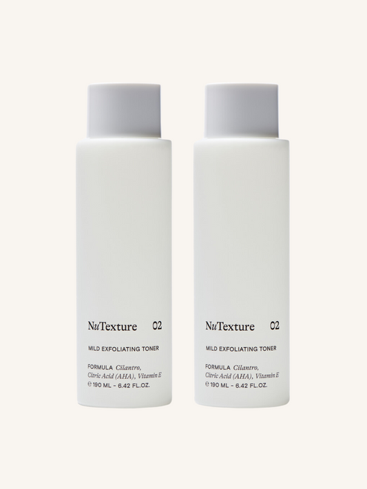 NuTexture Mild Exfoliating Toner 190mL, 2-pack