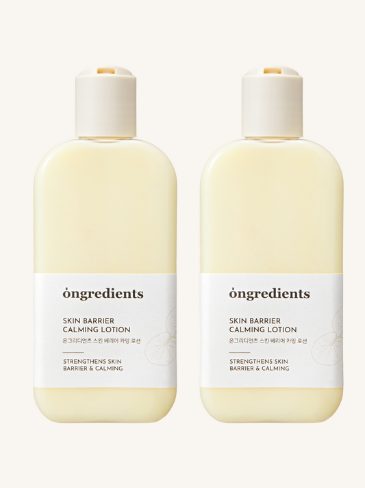 ONGREDIENTS Skin Barrier Calming Lotion 220mL, 2-pack