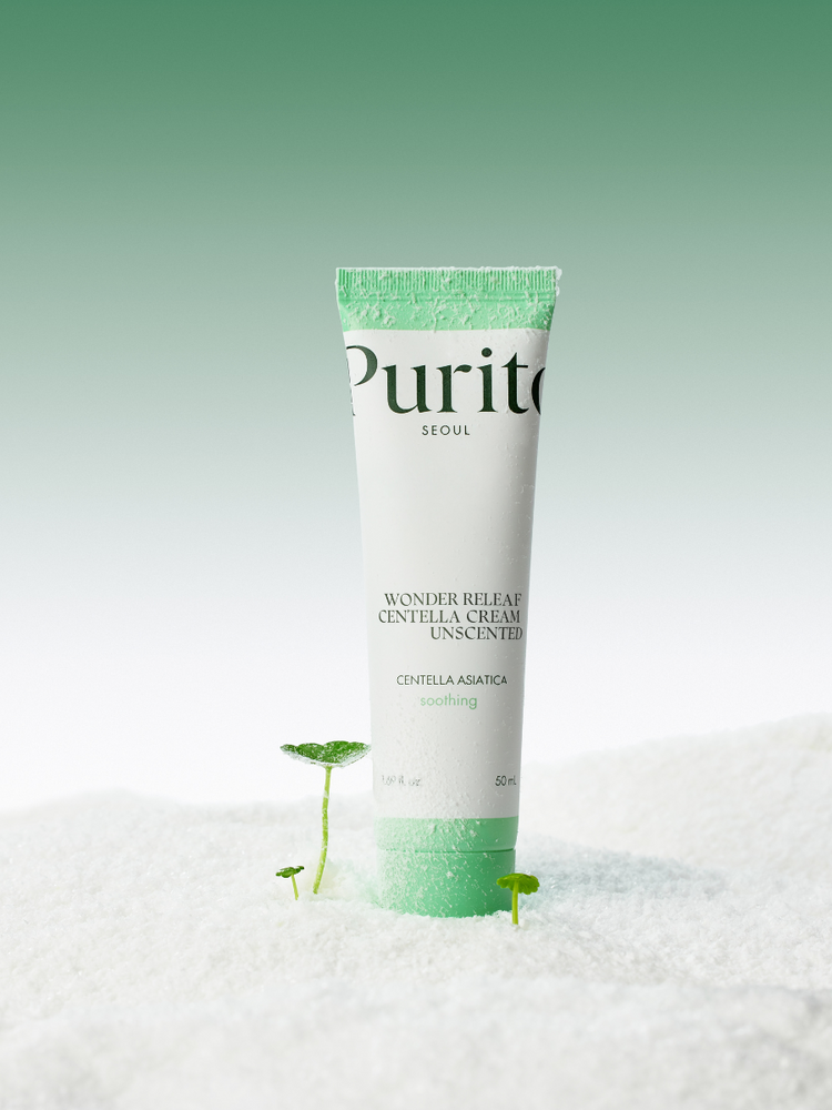 PURITO Wonder Releaf Centella Cream (Unscented) 50mL, 2-pack