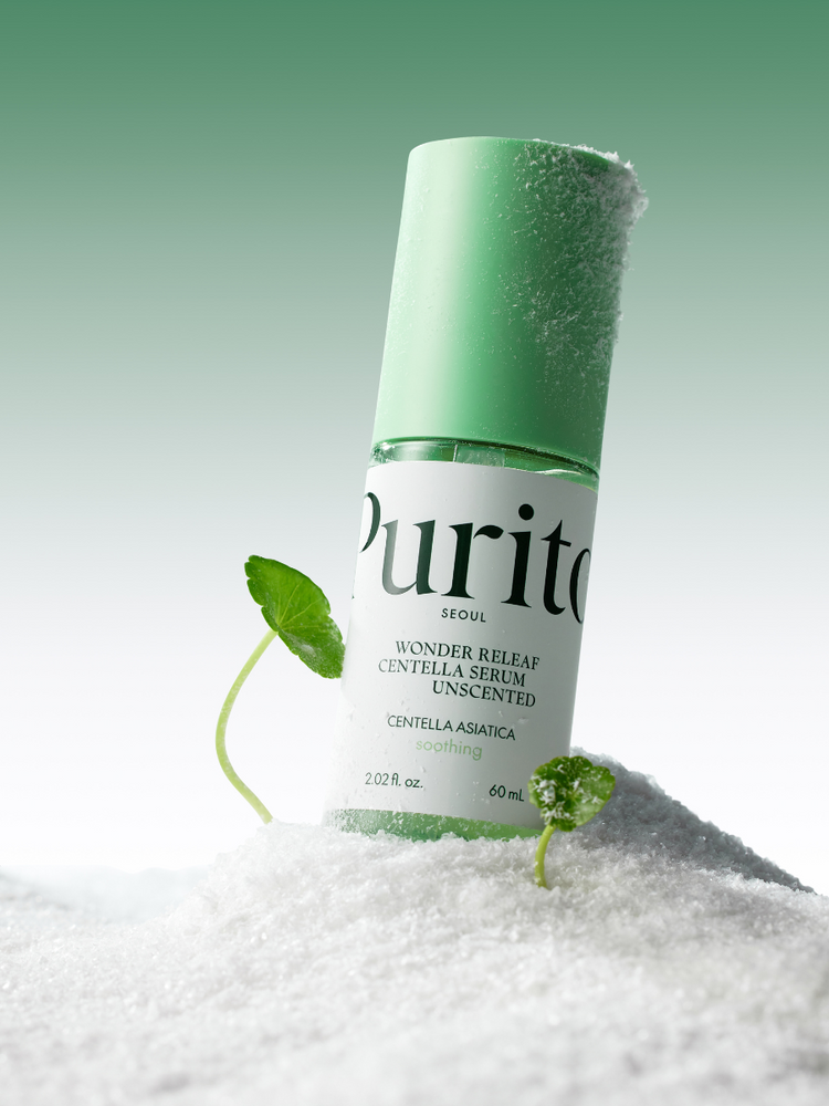 PURITO Wonder Releaf Centella Serum (Unscented) 60mL, 2-pack