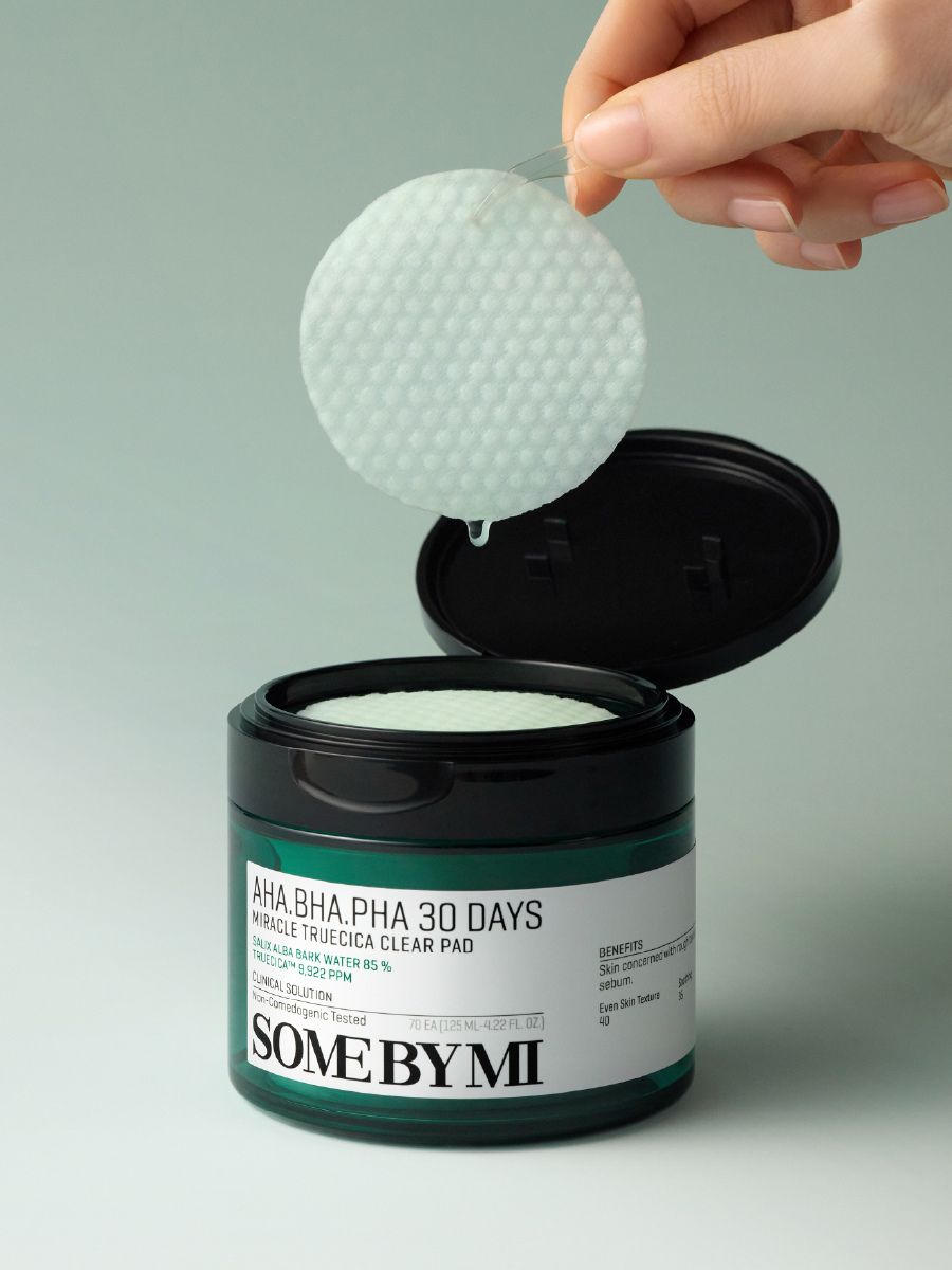 SOMEBYMI AHA BHA PHA 30 Days Miracle Truecica Clear Pad - 70 Pads, 3-pack