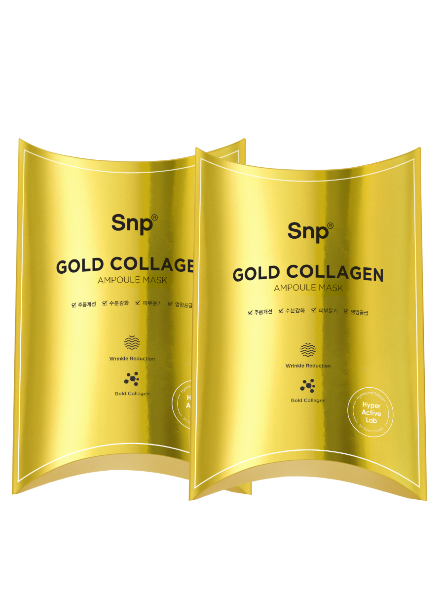 Product Image for SNP Gold Collagen Ampoule Mask 10EA, 2-pack