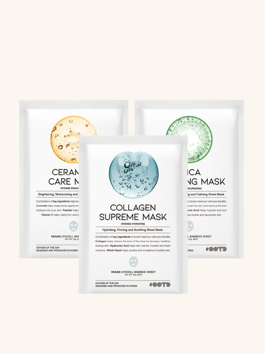 OOTD Hydrating Essence Sheet Mask 30 Sheets, 2-pack (60 Total)